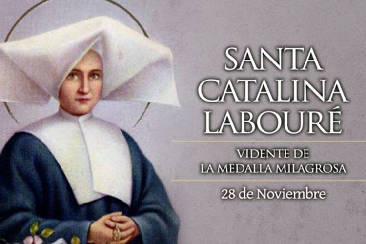 Santa Catalina Labouré, vidente de la Medalla Milagrosa