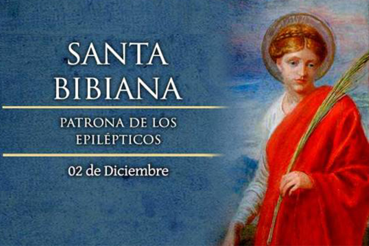 Santa Bibiana de Roma, patrona de epilépticos