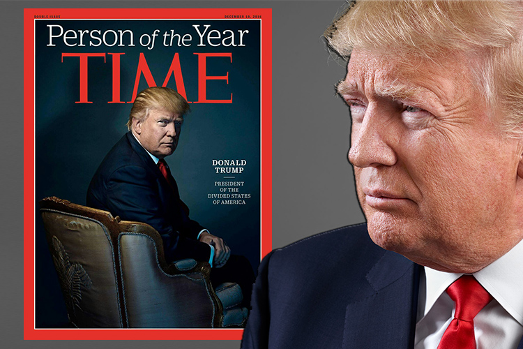 'TIME' nombra a Donald Trump como persona del año 2016
