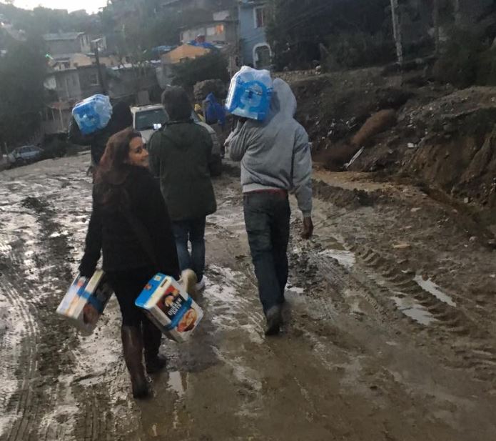 las fuertes lluvias de este han complicado el acceso por carretera a estos refugios