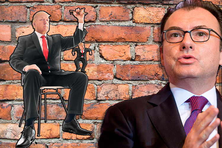 "Con impuesto del 20%, el muro lo pagarían los estadounidenses": Videgaray