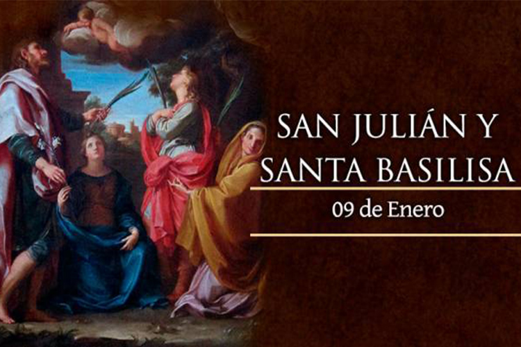 San Julián y Santa Basilisa, esposos en amor virginal