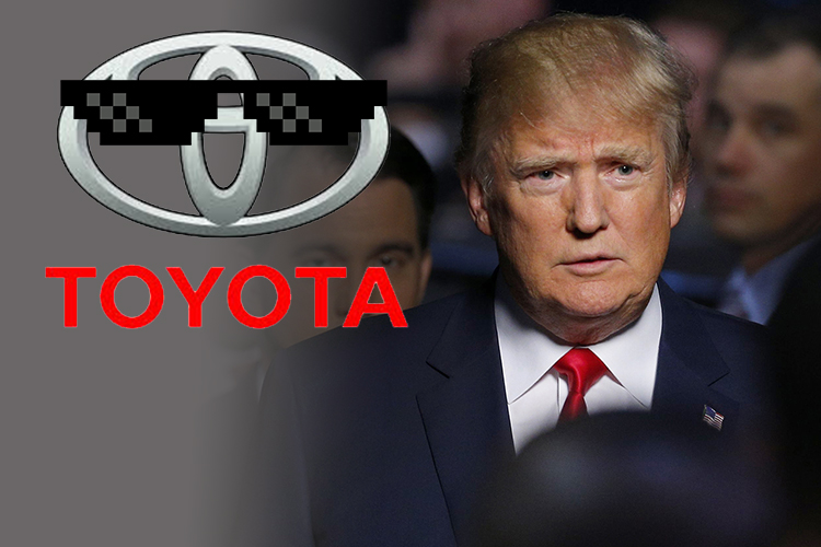 Toyota le responde a Donald Trump