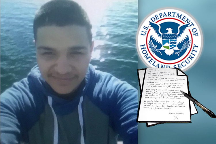Daniel Ramírez, DREAMer detenido por ICE, escribe una emotiva carta desde prisión