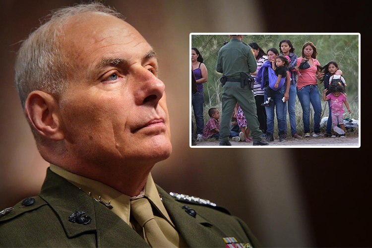 John Kelly: Hijos y padres inmigrantes podrían ser separados al cruzar la frontera