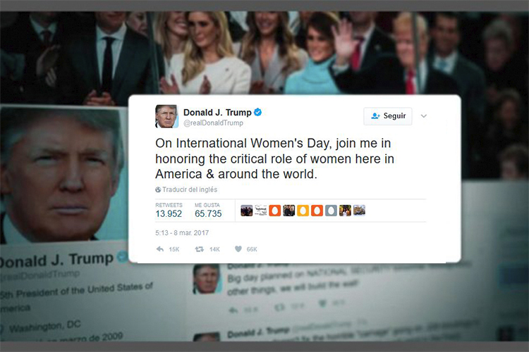 ¿Qué dijo Donald Trump sobre el Día Internacional de la Mujer?