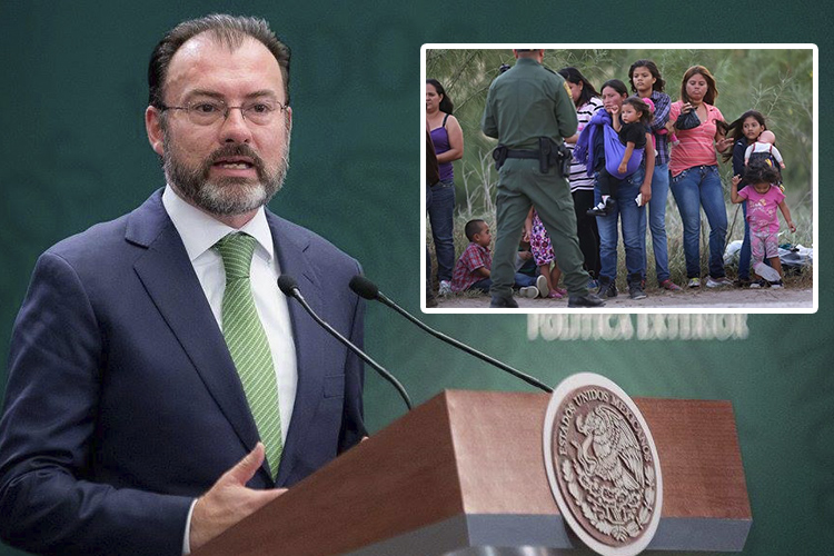Videgaray: EU aún no toma la decisión de separar a familias de migrantes en la frontera