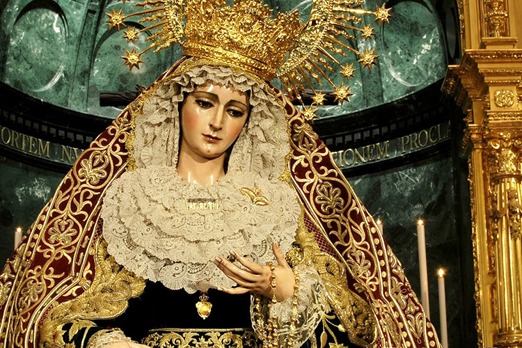 Virgen del Patrocinio, protectora contra los gringos