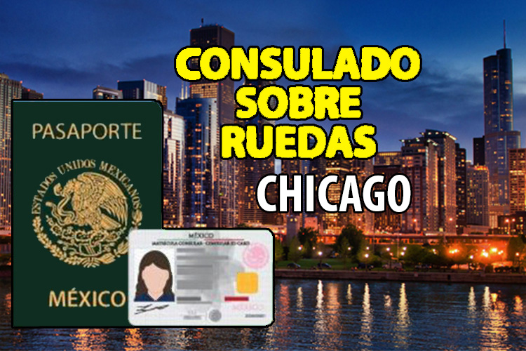 Consulado sobre ruedas Chicago; fechas de enero de 2022. | Foto: Conexión Migrante.