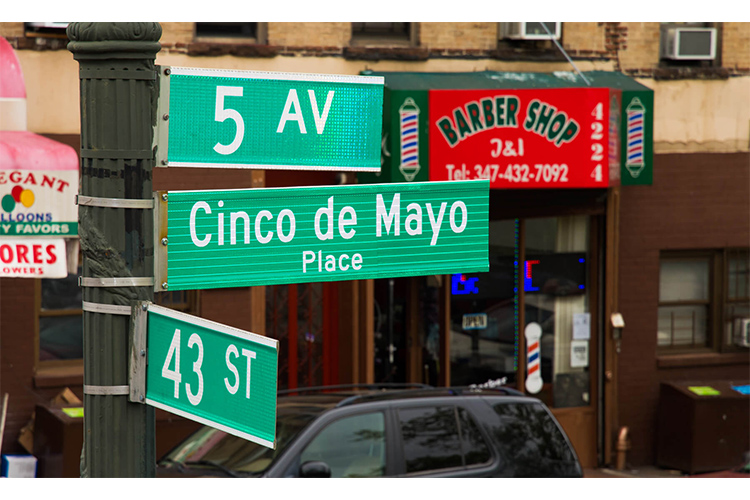 Dos calles de la Ciudad de Nueva York fueron bautizadas como '5 de Mayo'