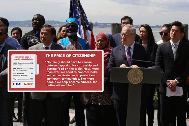 Nueva York dará ayuda económica a inmigrantes para que obtengan la ciudadanía