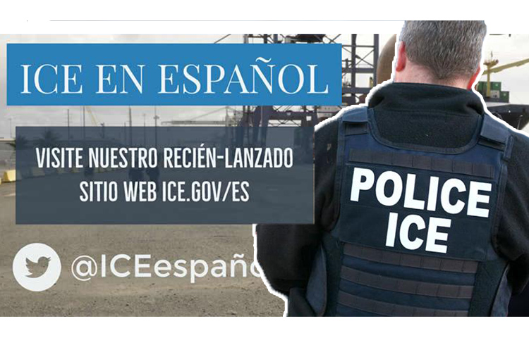 ICE lanza sitio web y cuenta de Twitter en español