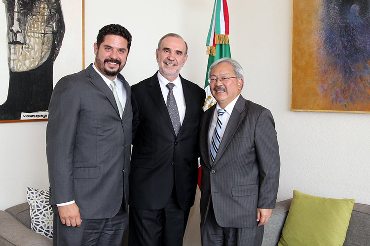 SRE reconoce el apoyo del Alcalde de San Francisco, California, a migrantes mexicanos