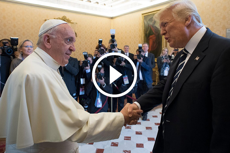 El Papa Francisco recibe a Donald Trump en el Vaticano