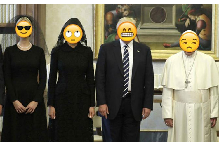 Los mejores memes de la reunión de la familia Trump y el Papa Francisco