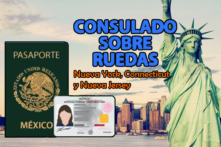 SEPTIEMBRE | Fechas y horarios del Consulado sobre Ruedas en Nueva York, Connecticut y Nueva Jersey