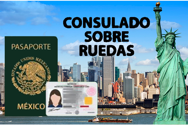 JUNIO | Fechas y horarios del Consulado sobre Ruedas en Nueva York, Connecticut y Nueva Jersey