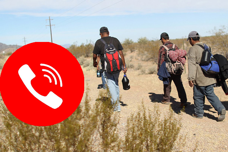 Nueva línea telefónica para rescate de migrantes en la frontera de México y EU