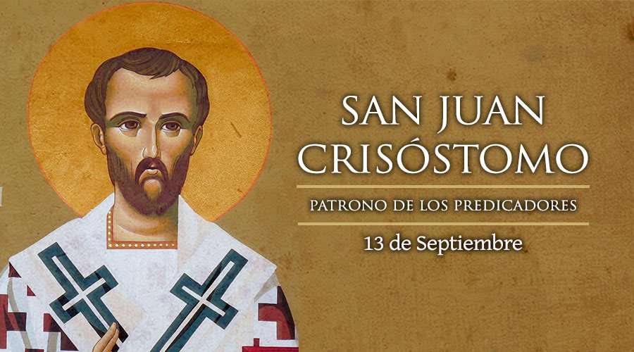 San Juan Crisóstomo, patrono de los predicadores