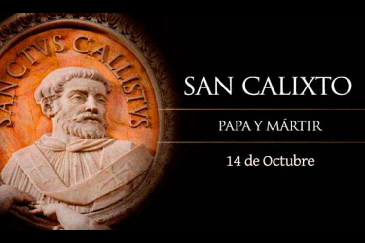 San Calixto es famoso por la Catacumbas romanas que llevan su nombre y que él organizó. Allí están enterrados muchos mártires de los primeros siglos.