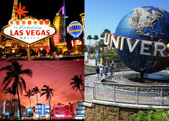 Las Vegas, Orlando y Miami son las tres urbes más pecadoras de Estados Unidos