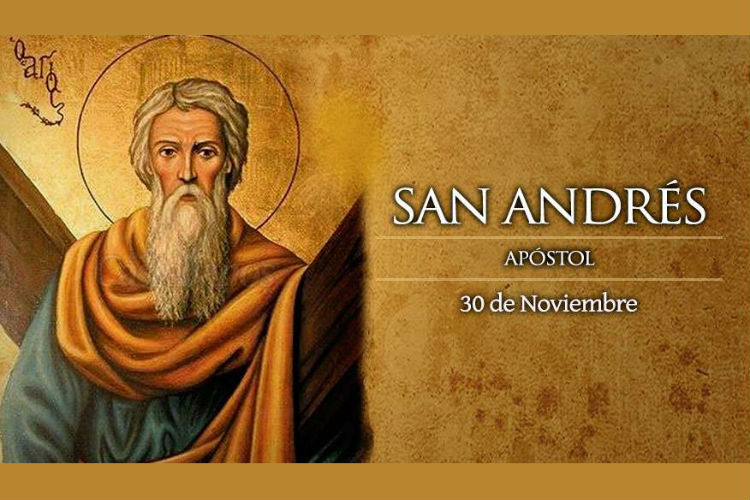 San Andrés nació en Betsaida, fue primero discípulo de Juan Bautista y luego siguió a Jesús. Gracias a él que Pedro conoce al Señor.