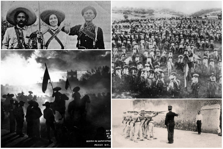 Hoy se celebra el aniversario de la Revolución Mexicana y es por eso que te traemos algunas imágenes de lo que fue el movimiento armado.