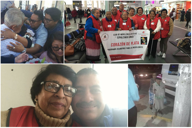 Este fin de semana decenas de adultos de Guerrero y Morelos llegaron a USA como parte de los programas Corazón de Plata y Acercando Corazones.