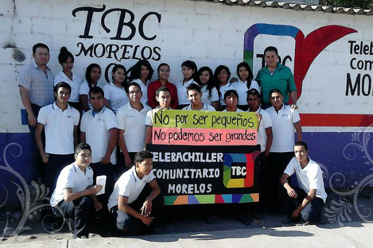Los alumnos del TBC 04 agradecieron a todos los que hicieron posibles la construcción de su escuela, ya que estando o no en el país hicieron posible que pudieran continuar con sus estudios.