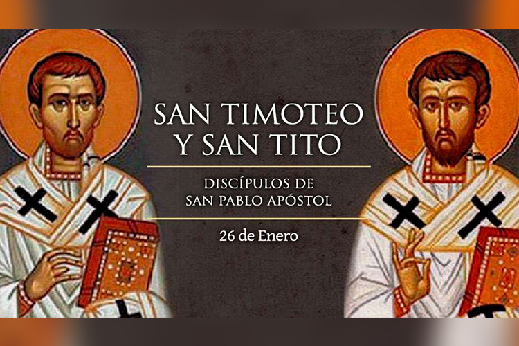 Hoy se conmemora a San Tito y San Timoteo