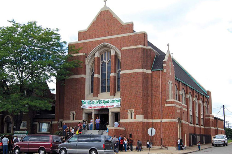 All Saints es un templo fundado en 1896 y ha estado en su sitio actual desde principios de 1900, sin embargo por temor los feligreses ya no asisten.