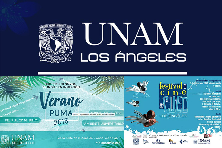 Iniciamos otro mes y es por eso que la UNAM Los Ángeles te invita a asistir a sus diferentes cursos y programas que tendrá durante todo marzo para acercarte a México y su cultura.