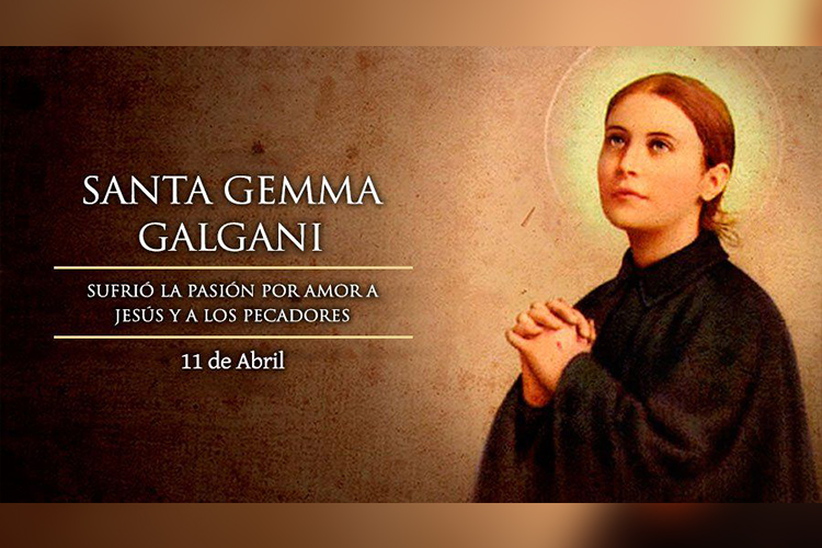 Hoy celebramos a Santa Gemma Galgani, una joven italiana a quien Cristo le concedió los estigmas y pasó por numerosos sufrimientos corporales.