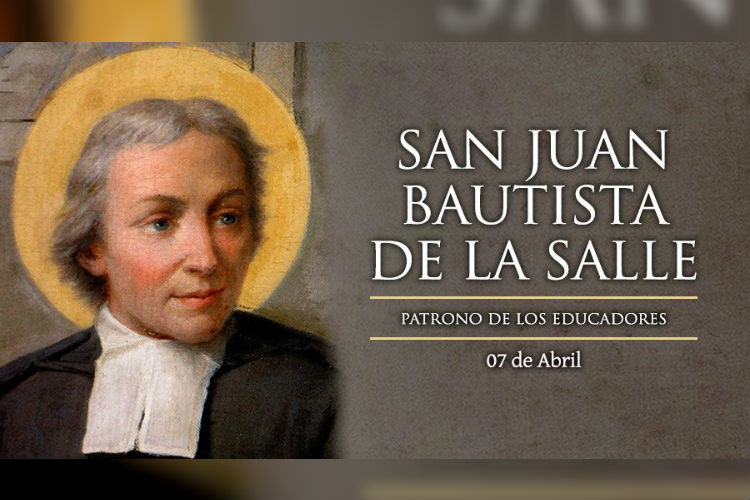 San Juan Bautista de la Salle es el fundador de los Hermanos Cristianos