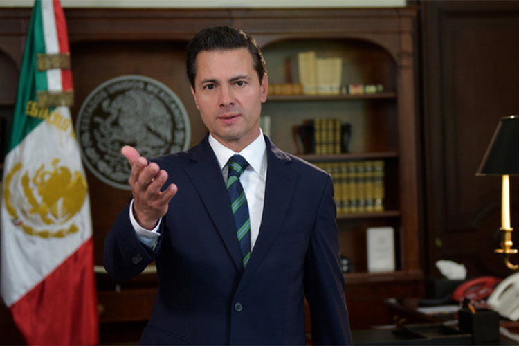 Peña Nieto insistió que las recientes declaraciones de Trump “derivan de una frustración por asuntos de política interna" y pidió que las dirija a su país.