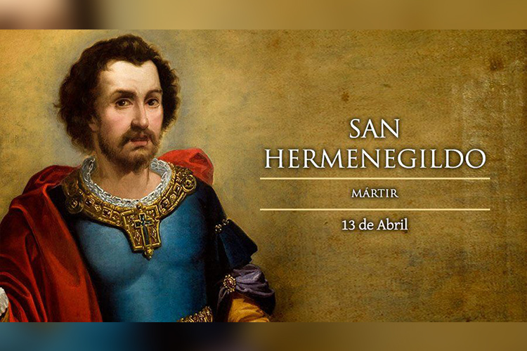 San Hermenegildo fue un príncipe visigodo formado dentro de la herejía arrianista que murió martirizado después de su conversión al catolicismo.