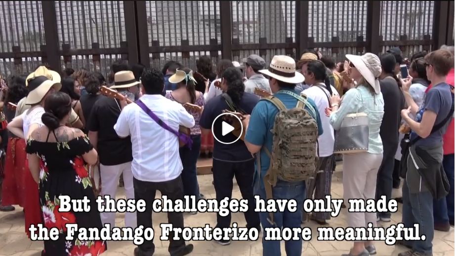 Músicos de México y Estados Unidos se reunieron en ambos lados de la frontera entre los dos países para realizar la onceava edición del “Fandango Fronterizo", iniciativa que busca un día no haya fronteras.
