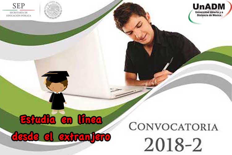La SEP lanza segunda convocatoria para todos los mexicanos, que quieran estudiar desde el extranjero en la Universidad Abierta y a Distancia de México, UnADM, este programa ofrece licenciaturas, posgrados y técnico superior universitario.
