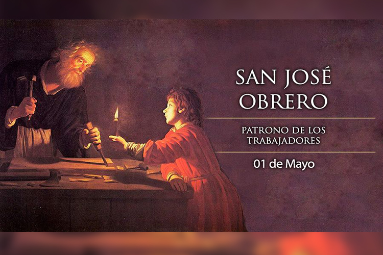 El 1 de mayo la Iglesia celebra la Fiesta de San José Obrero, patrono de los trabajadores, fecha que coincide con el Día Mundial del Trabajo.