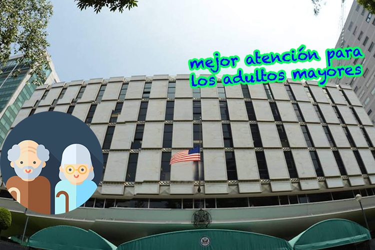 La Embajada de Estados Unidos en México abrió una ventanilla exclusiva para mejorar la atención de los adultos mayores que buscan obtener una visa.