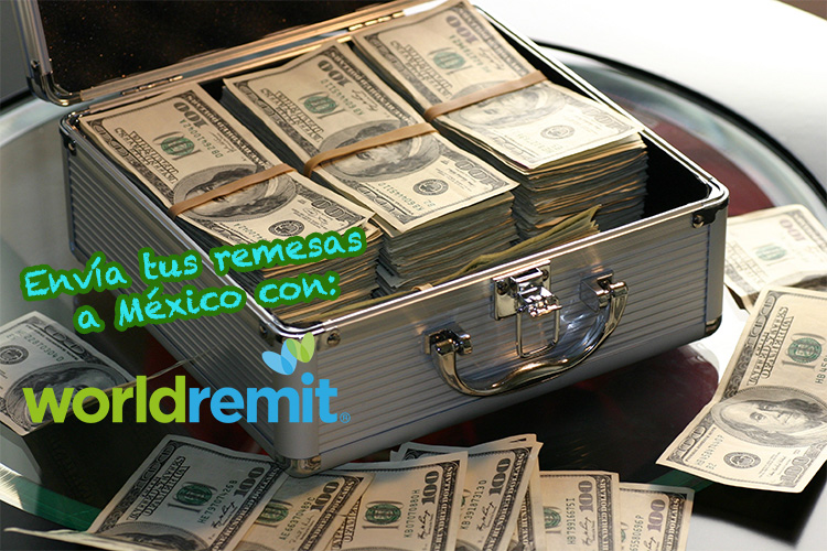 Con WorldRemit podrás enviar remesas a tu familia desde tu celular, ellos podrán retirar su dinero en establecimientos como Bancopel o Banco Azteca