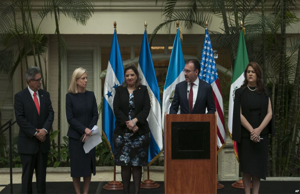 Estados Unidos canceló una reunión que sostendría esta semana a los cancilleres del Triángulo Norte de Centroamérica