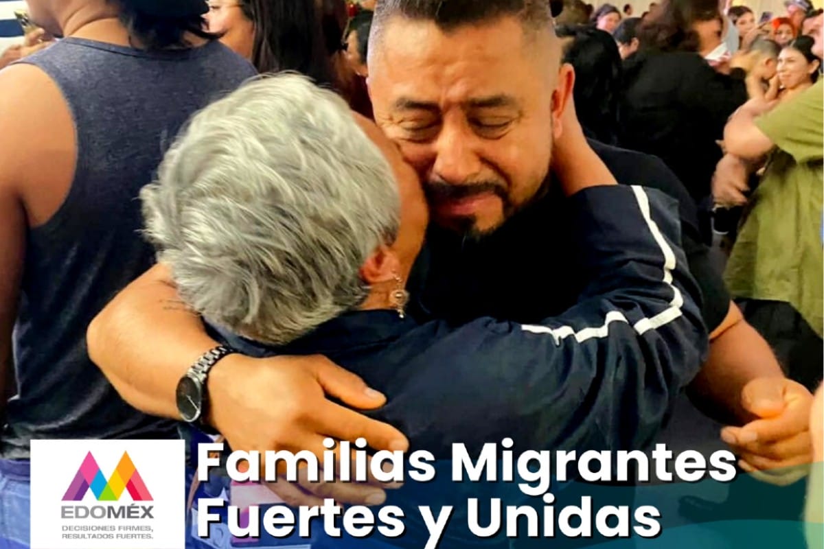 El programa Familias Migrantes Fuertes y Unidas es el programa del Estado de México para reunir a los paisanos mexiquenses con sus padres en EU