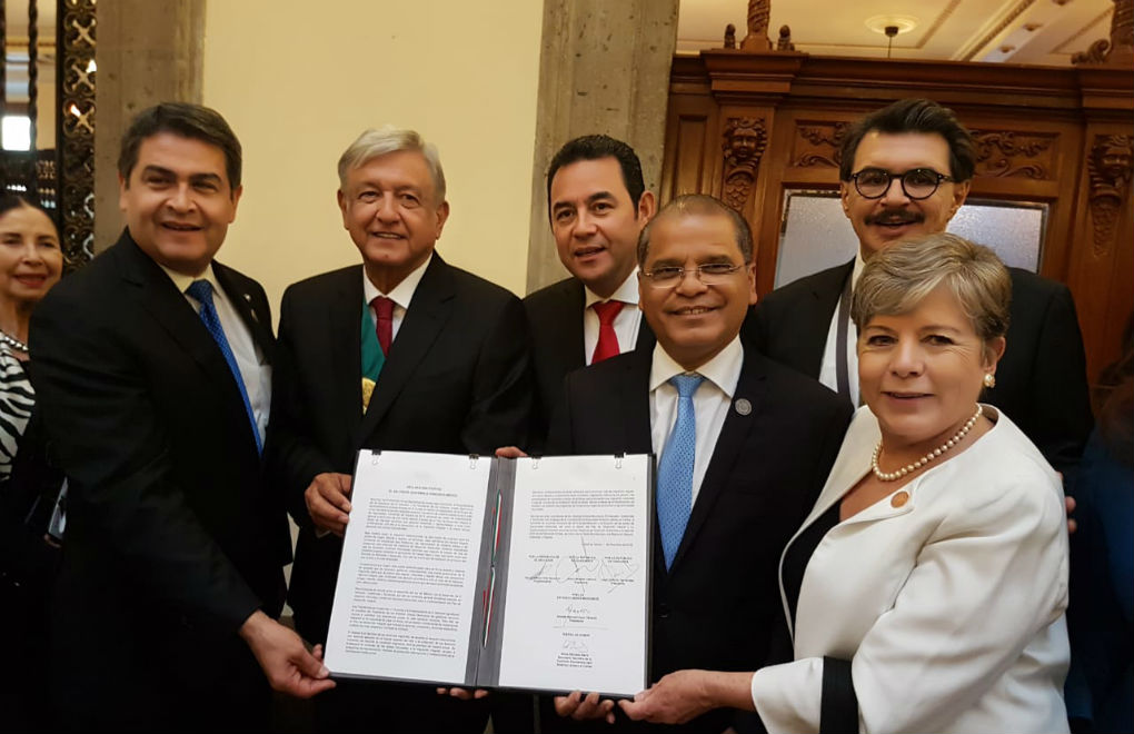 El acuerdo firmado por los países del triángulo norte de Centroamérica contempla atender la migración a tráves del desarrollo de la región | Foto: Especial