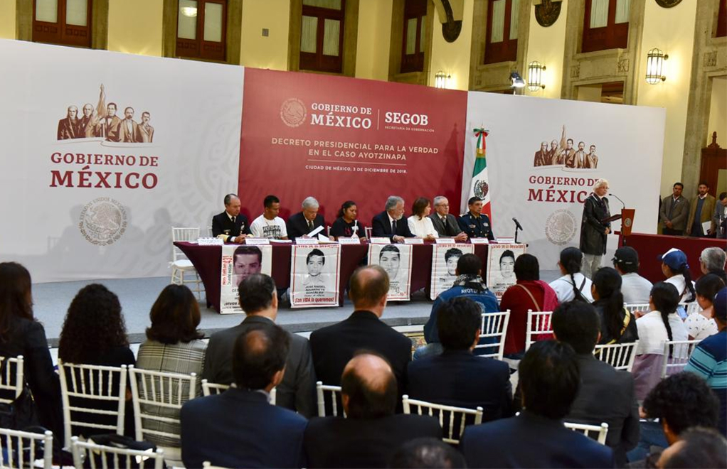 Funcionarios aseguraron que resolver el caso Ayotzinapa será el primer paso en la construcción del proceso de planificación y reconciliación del país | Foto: @SEGOB_mx