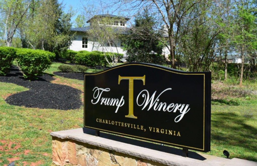 La empresa Trump Winery es propiedad del hijo del presidente de Estados Unidos desde 2012, cuando su padre se la entregó.
