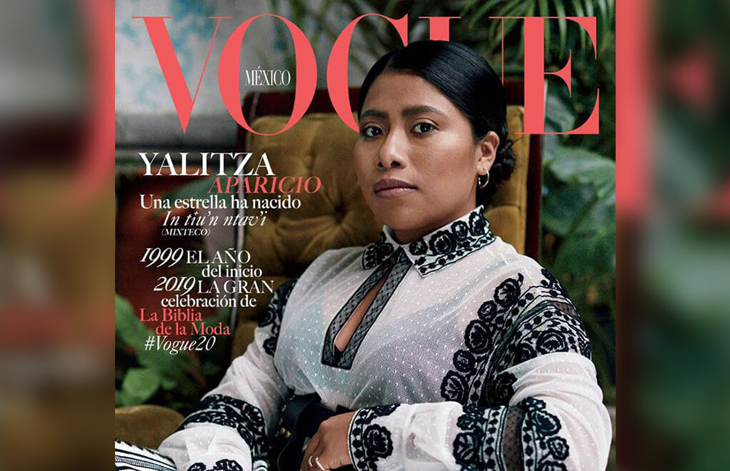 La mexicana Yalitza Aparicio será la portada de la revista Vogue en su edición de aniversario, haciendo historia como la primer mujer originaria de Oaxaca en aparecer en la famosa revista de modas.