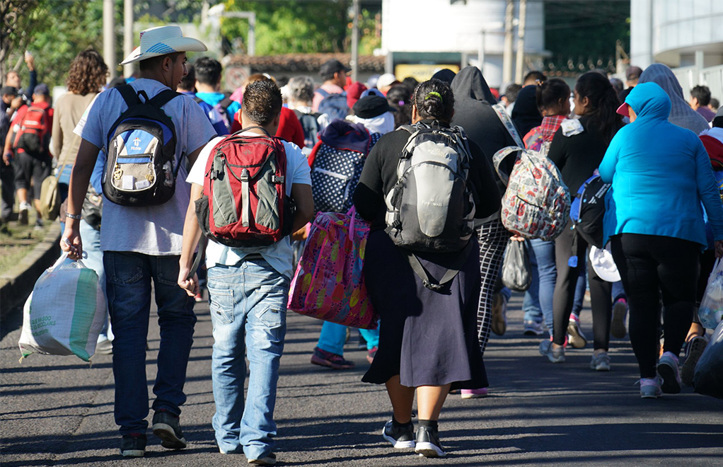 El nuevo éxodo migrante inició su viaje este martes 15 de enero; dos días después los primeros cientos llegaron a la frontera de México| Foto: Alianza Americas
