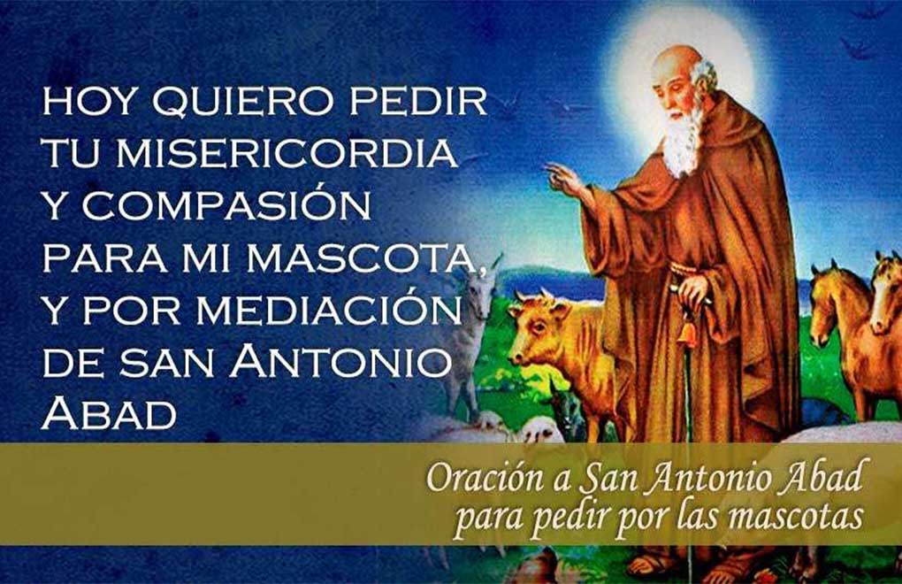 Oración a San Antonio Abad para pedir por las mascotas