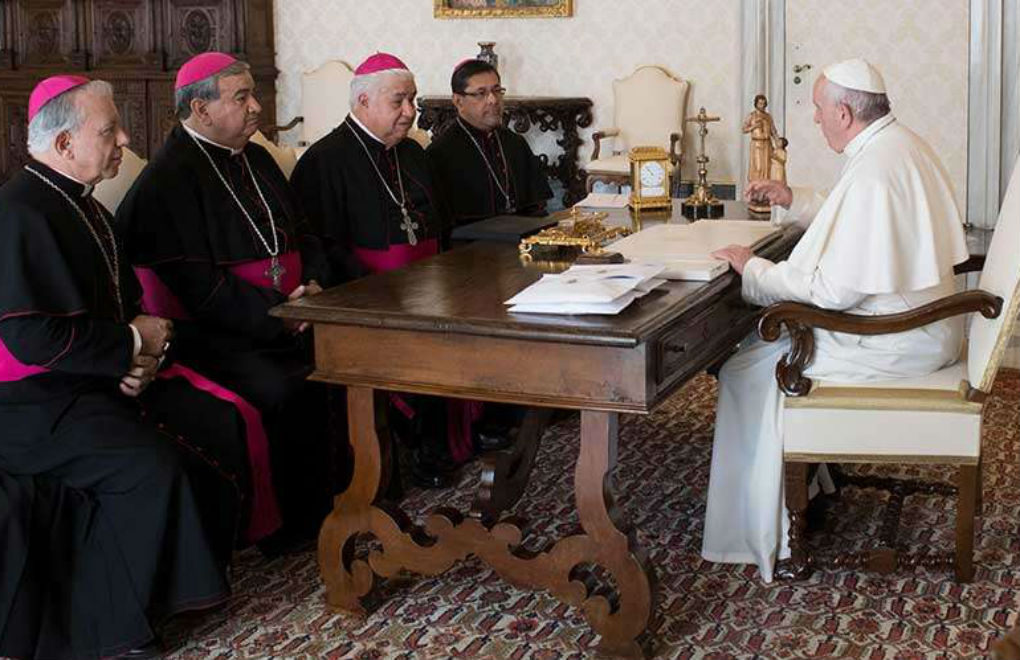 Audiencia de obispos del Consejo de Presidencia de la CEM con el Papa Francisco en el Vaticano. Foto: Vatican Media
